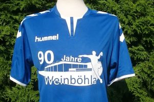T-Shirt »90 Jahre Handball in Weinböhla«.